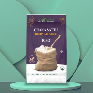 100% organic chana sattu 10kg by khusi sattu