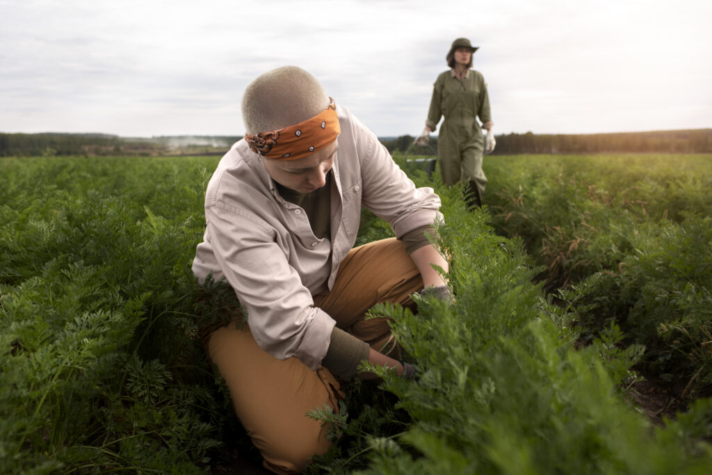 farmers working image- khusi sattu